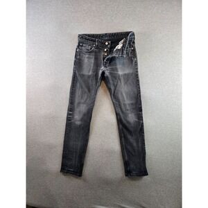 Buck Mason Men Ford Standard 31 x 34 Black Faded 13oz DBL Dipped Denim